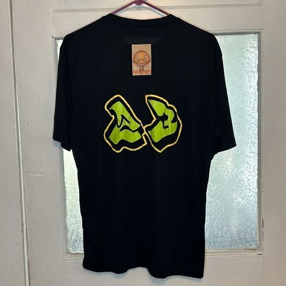Sport Tek Black Citrus Boys Orange Graphic Short Sleeve Tshirt Size Medium - Picture 7 of 9